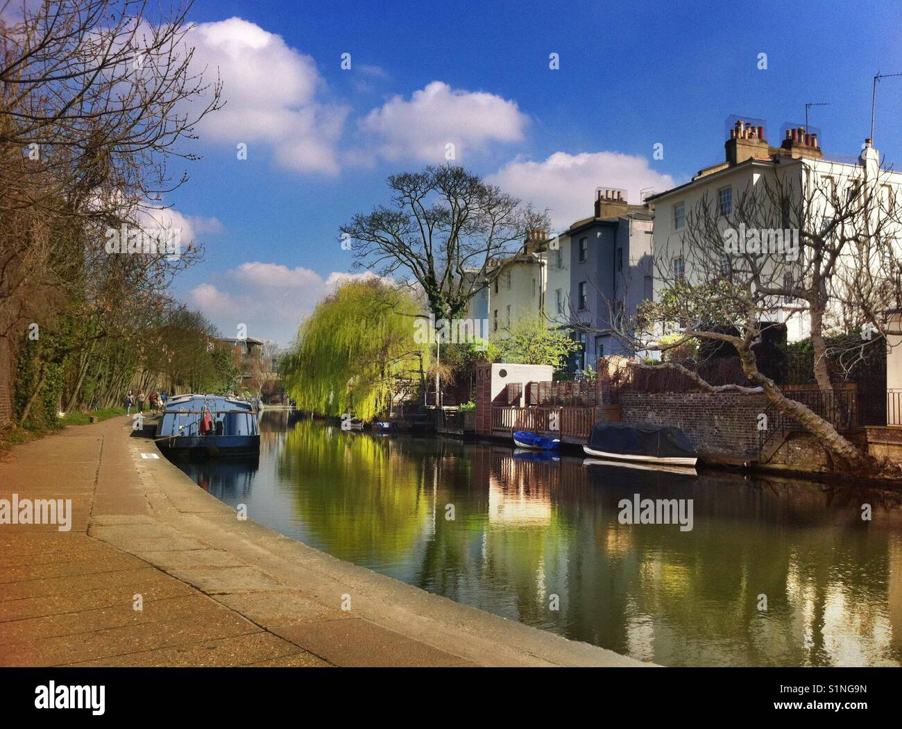 Regents Canal - Smartphone Captured Stock Image