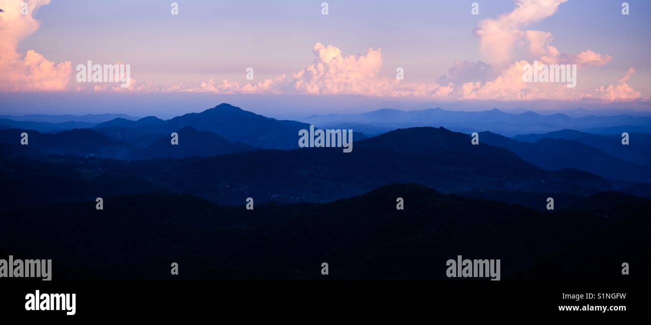 Mountains of Cordillera Stock Photo