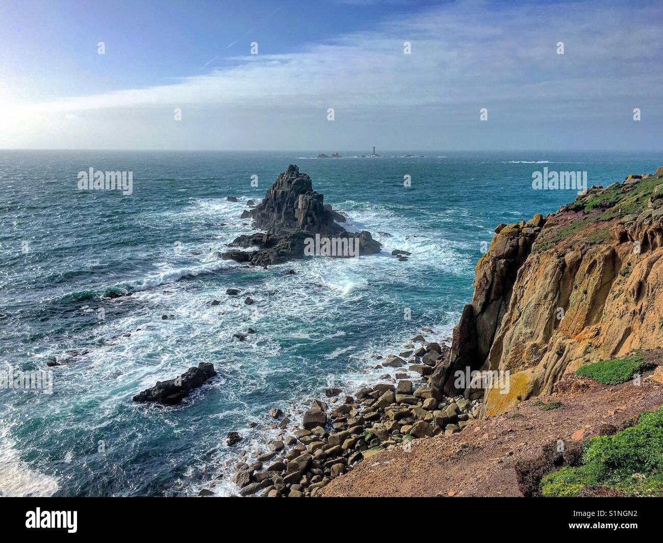 Lands End Stock Photo Alamy