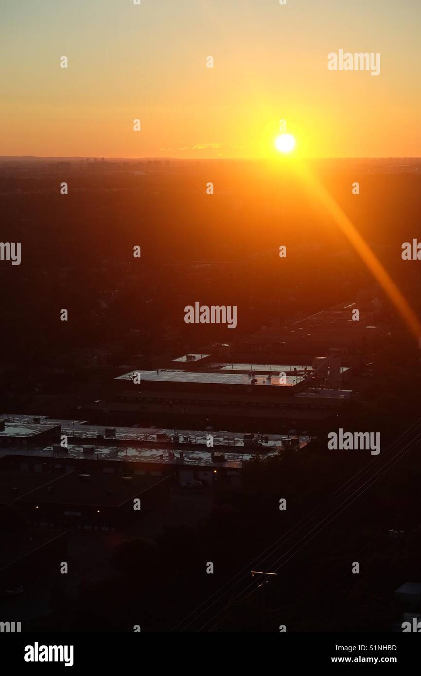 City sunrise - Smartphone Captured Stock Image