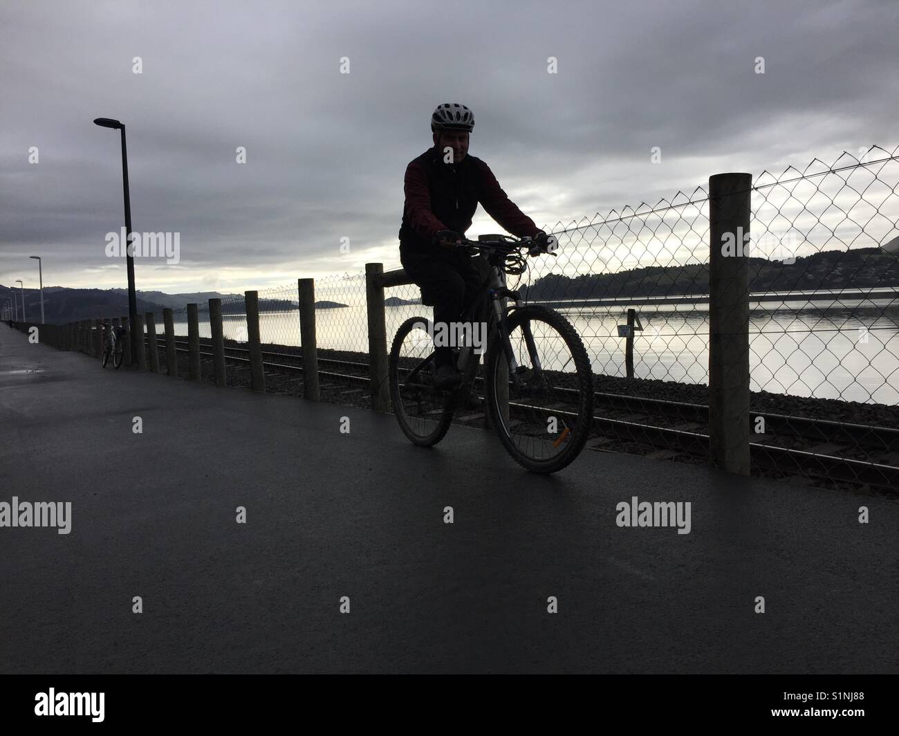 Biking - Smartphone Captured Stock Image