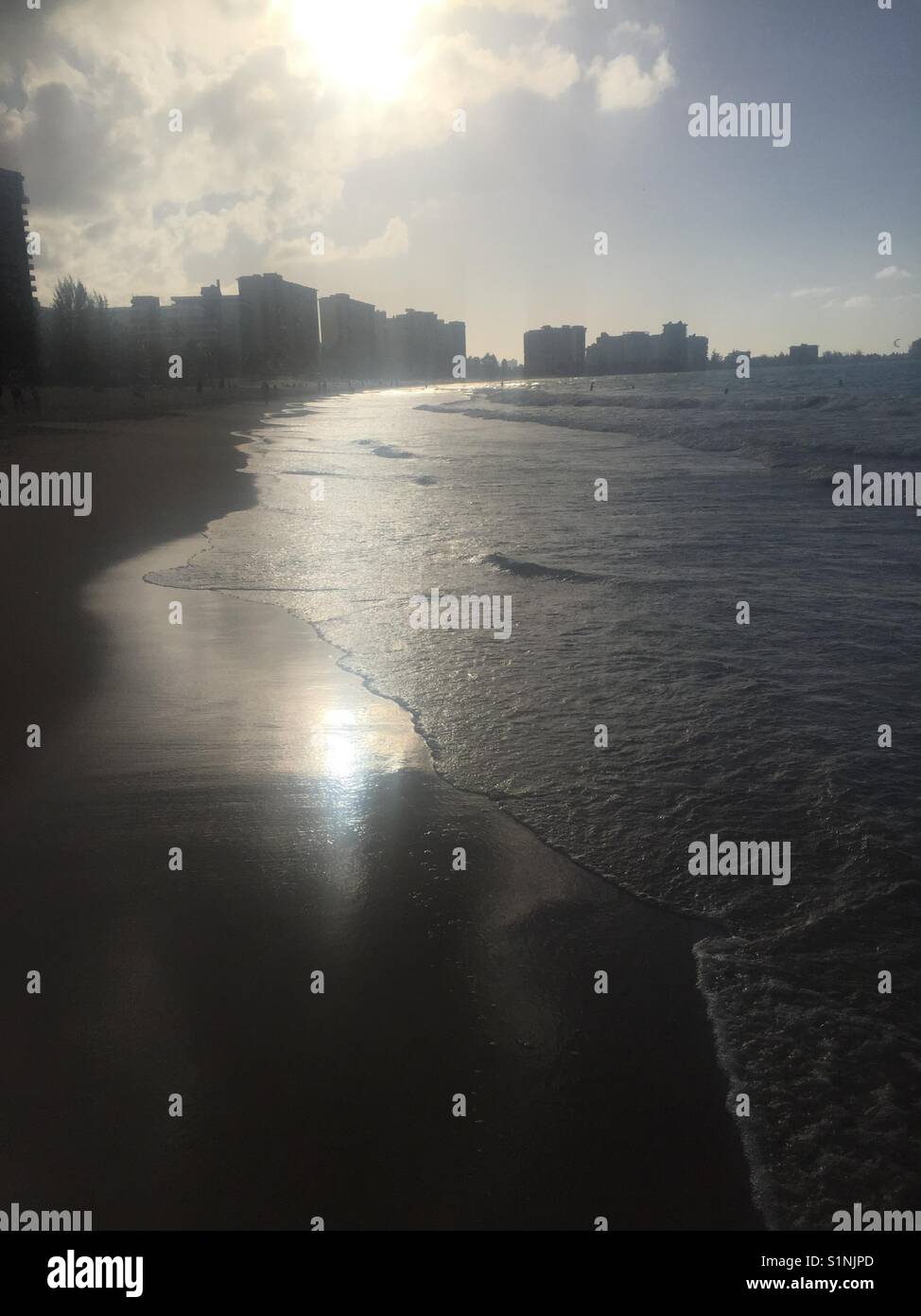 San juan puerto rico beach waves hi-res stock photography and images ...