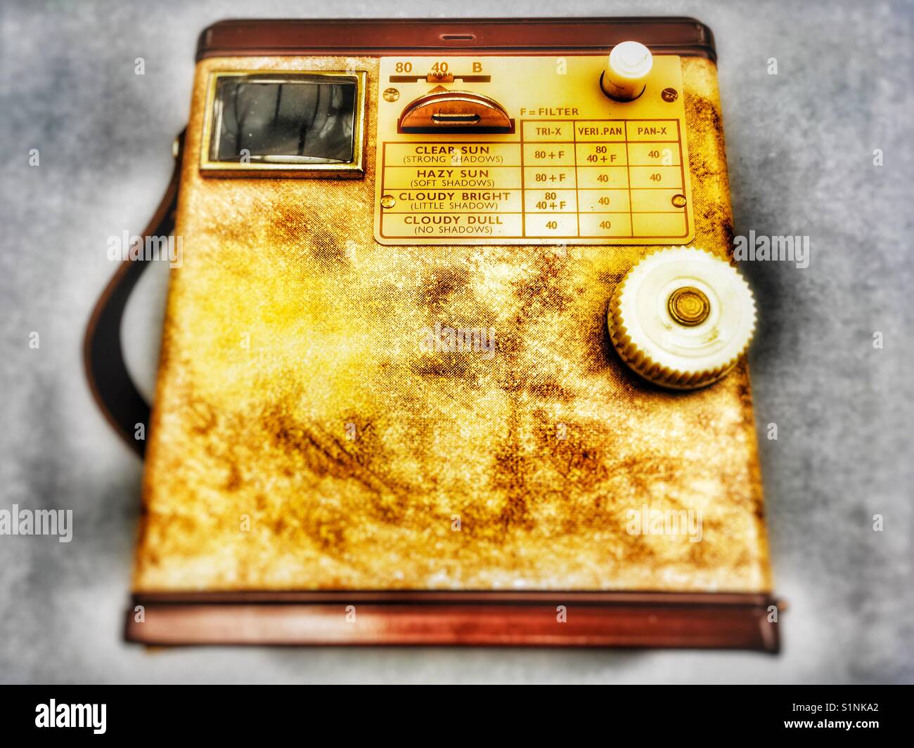 Kodak Brownie Flash B vintage camera - Smartphone Captured Stock Image