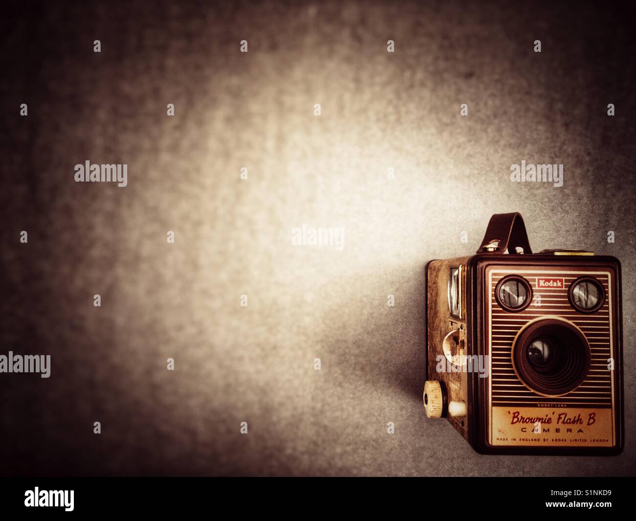 Kodak Brownie Flash B camera - Smartphone Captured Stock Image