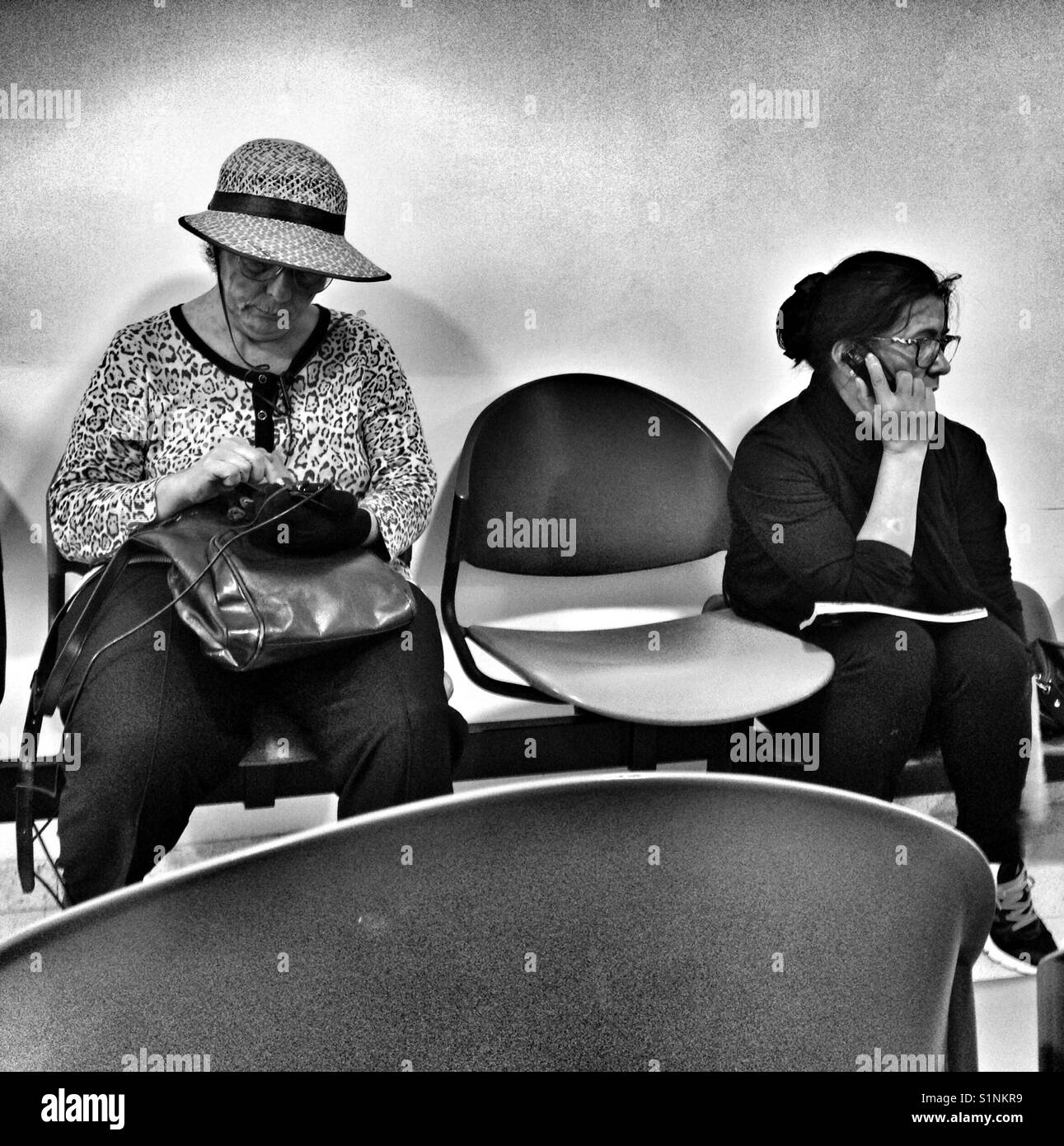 Waiting room - Smartphone Captured Stock Image