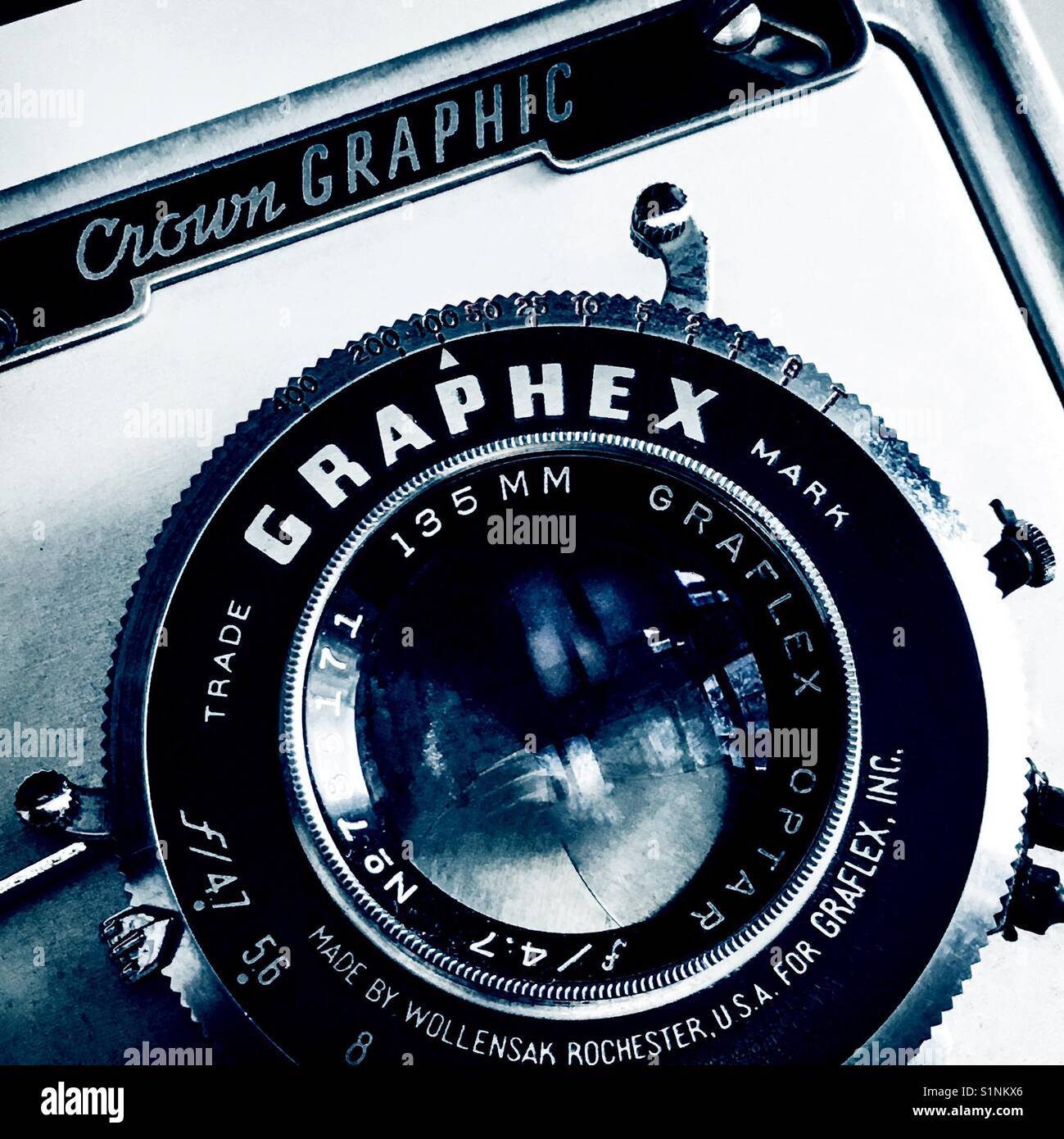 Antique Graphex camera - Smartphone Captured Stock Image