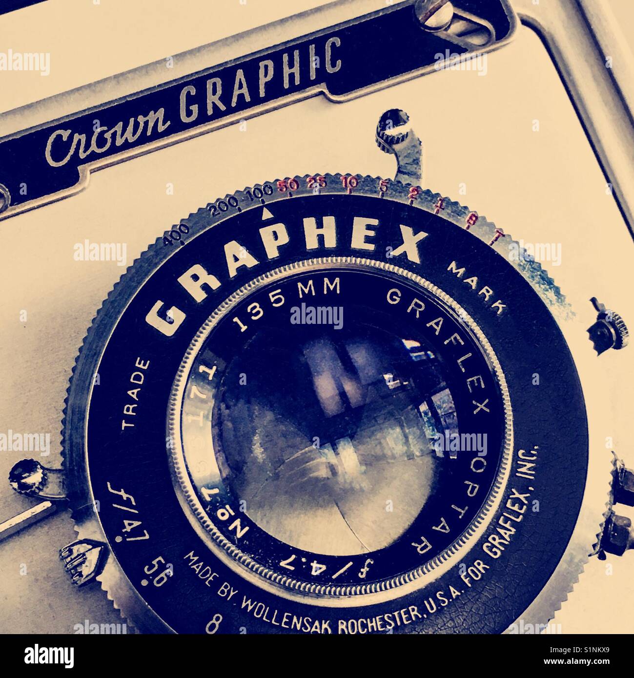 Antique Graphex camera - Smartphone Captured Stock Image