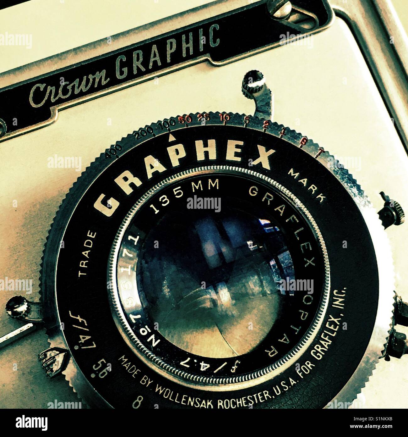 Antique Graphex camera - Smartphone Captured Stock Image