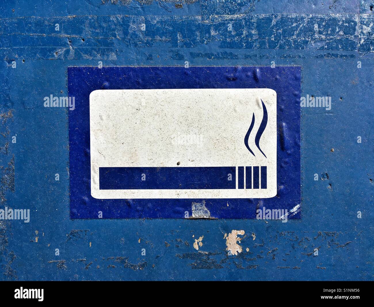 Smoking permitted sign Stock Photo