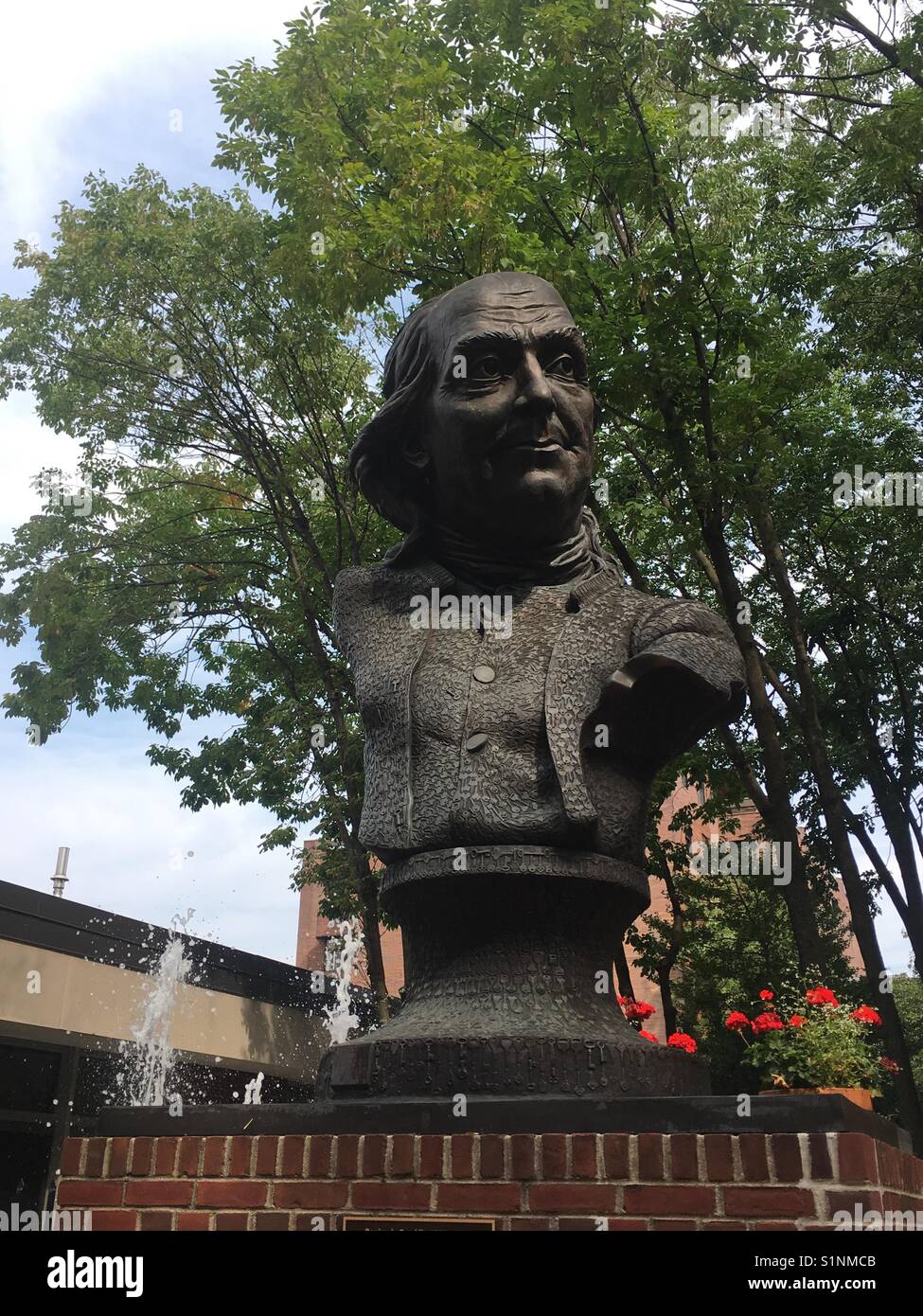 Bust of Benjamin Franklin Philadelphia Pennsylvania USA Stock Photo