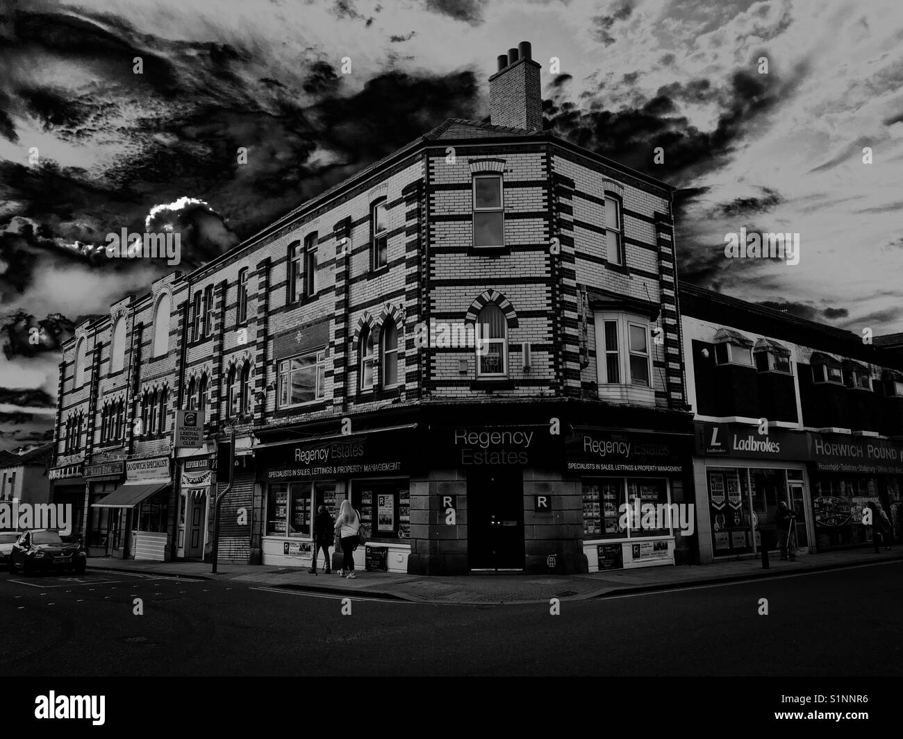 Bolton lane Black and White Stock Photos & Images Alamy