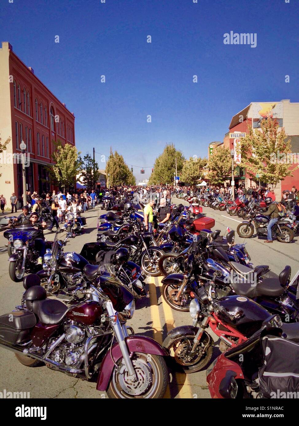 Downtown anacortes hires stock photography and images Alamy