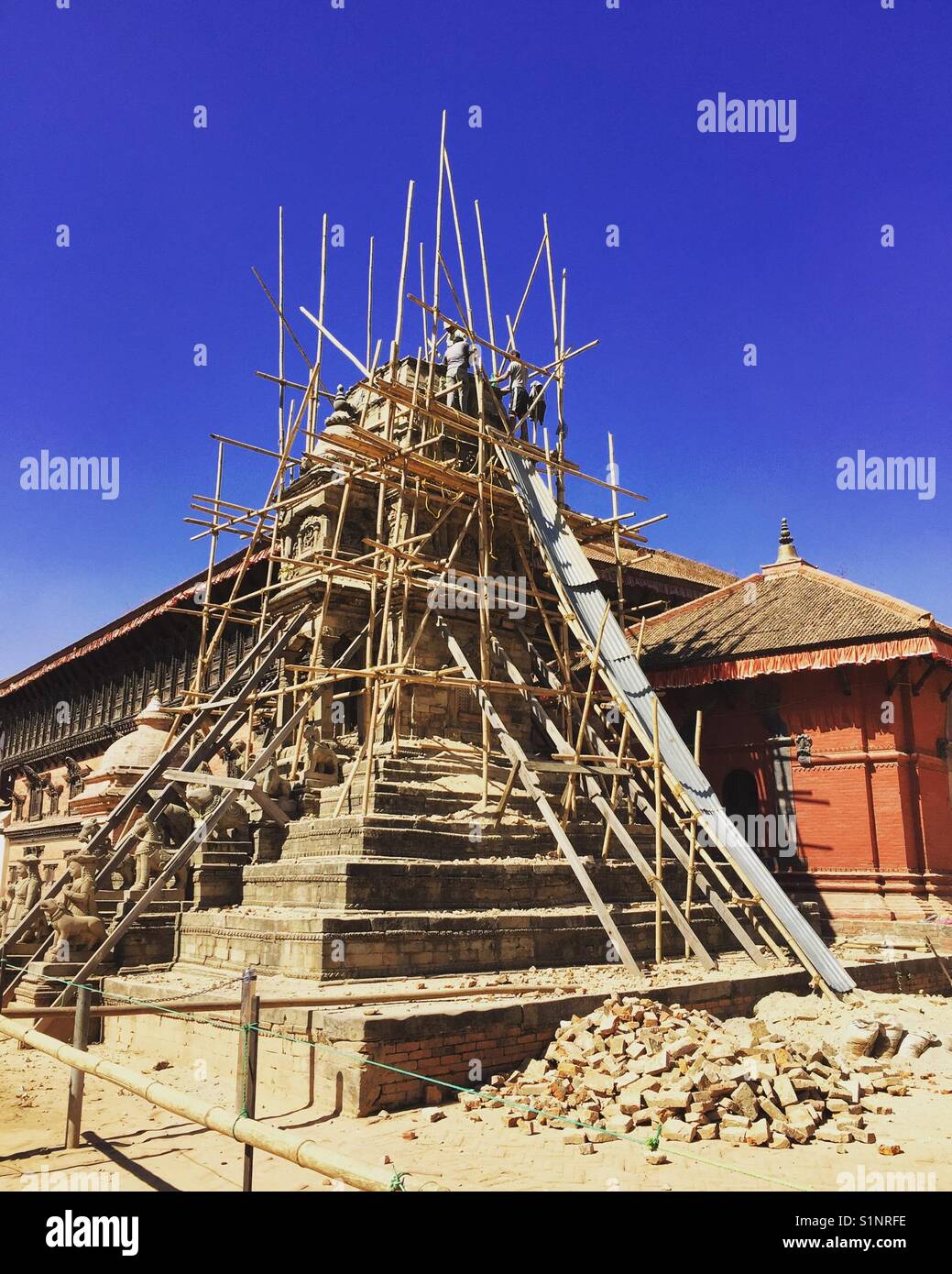 Bhaktapur Durbar Square - Smartphone Captured Stock Image