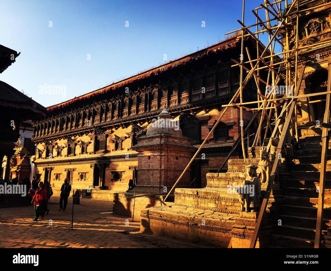Durbar Square, Bhaktapur, Nepal - Smartphone Captured Stock Image