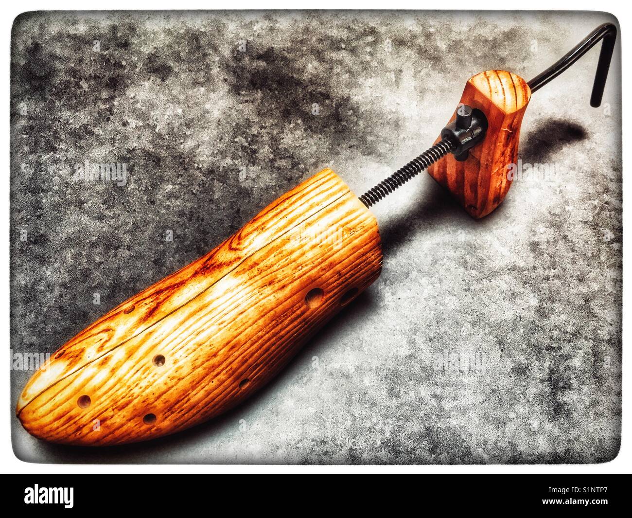 Wooden shoe stretcher Stock Photo Alamy