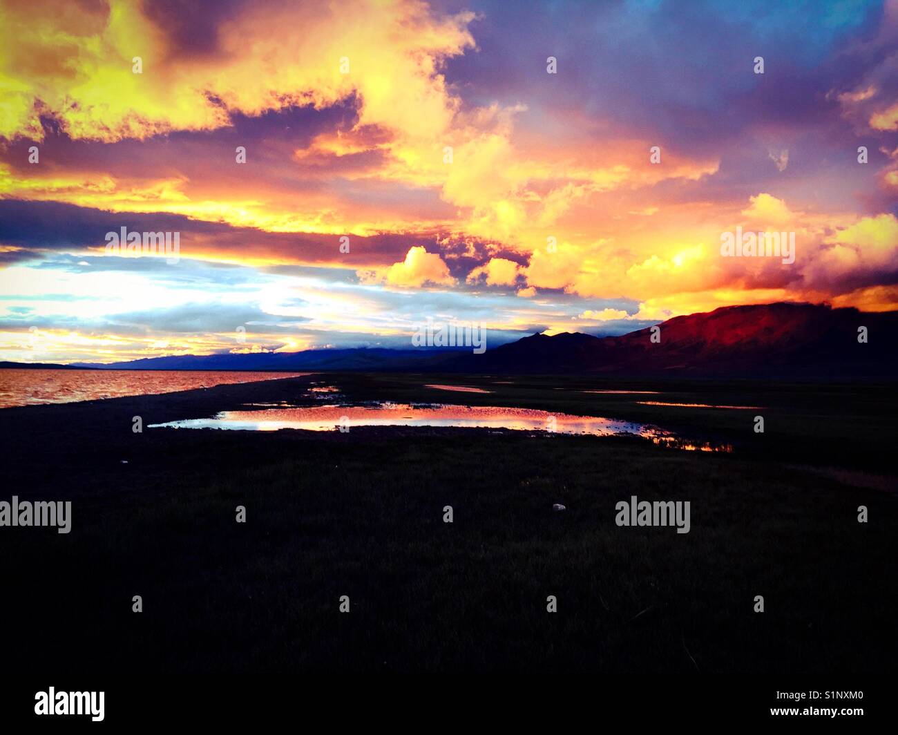 Amazing sky in the Himalayas Stock Photo - Alamy