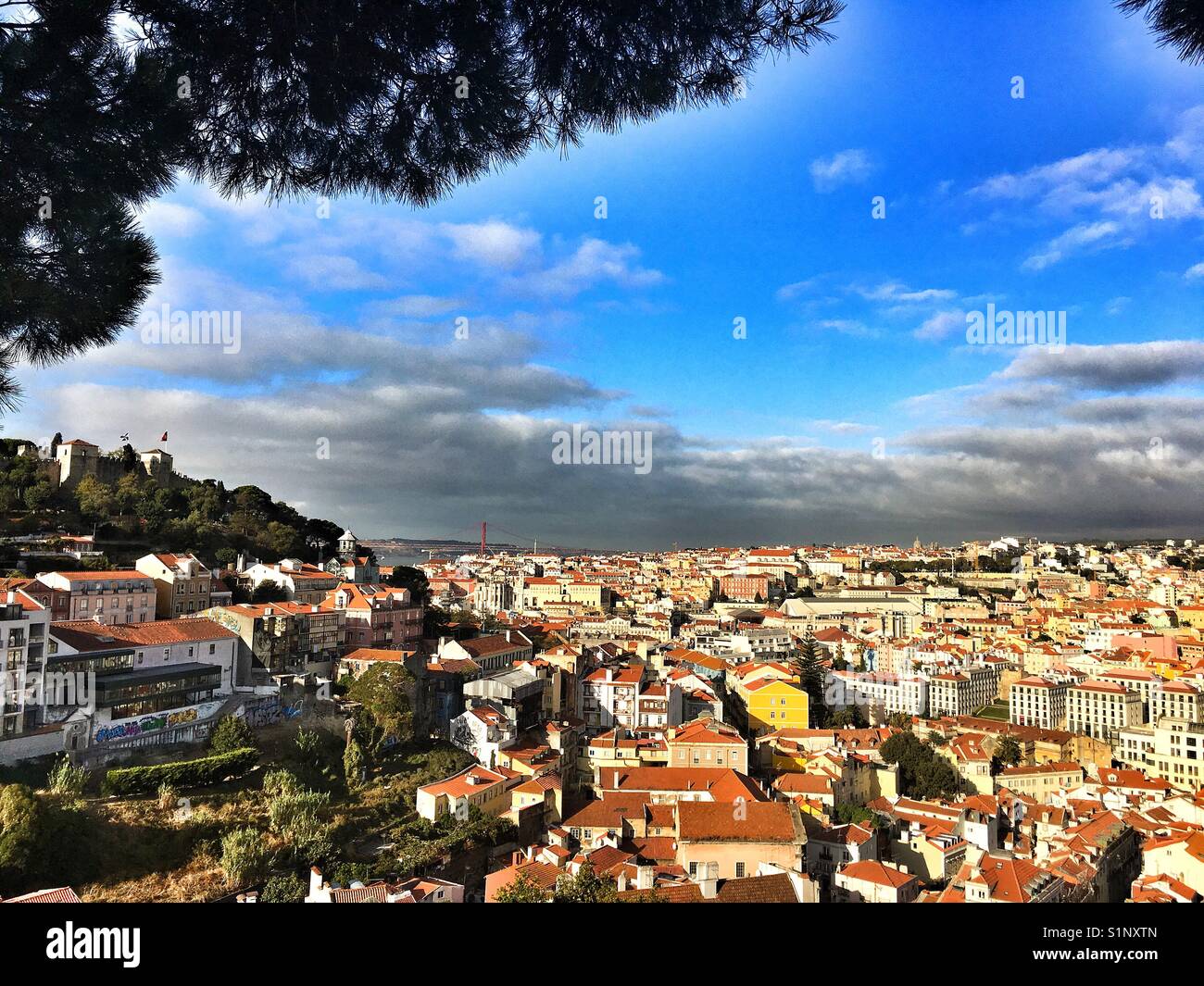 View over Lisbon Stock Photo