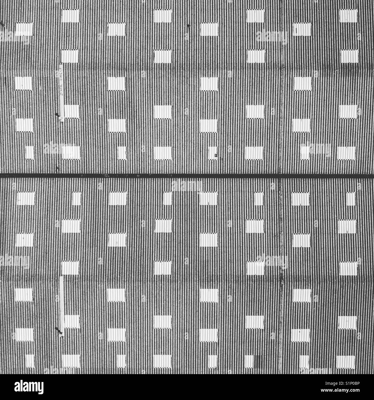 Bird's eye view of an industrial roof - Smartphone Captured Stock Image