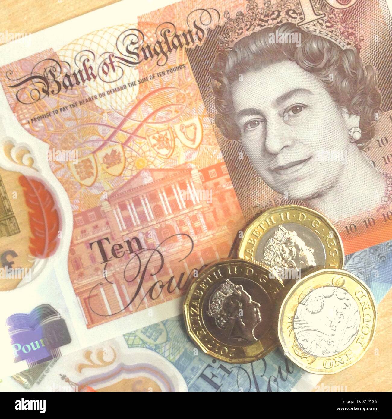 New £10 pounds note Stock Photo