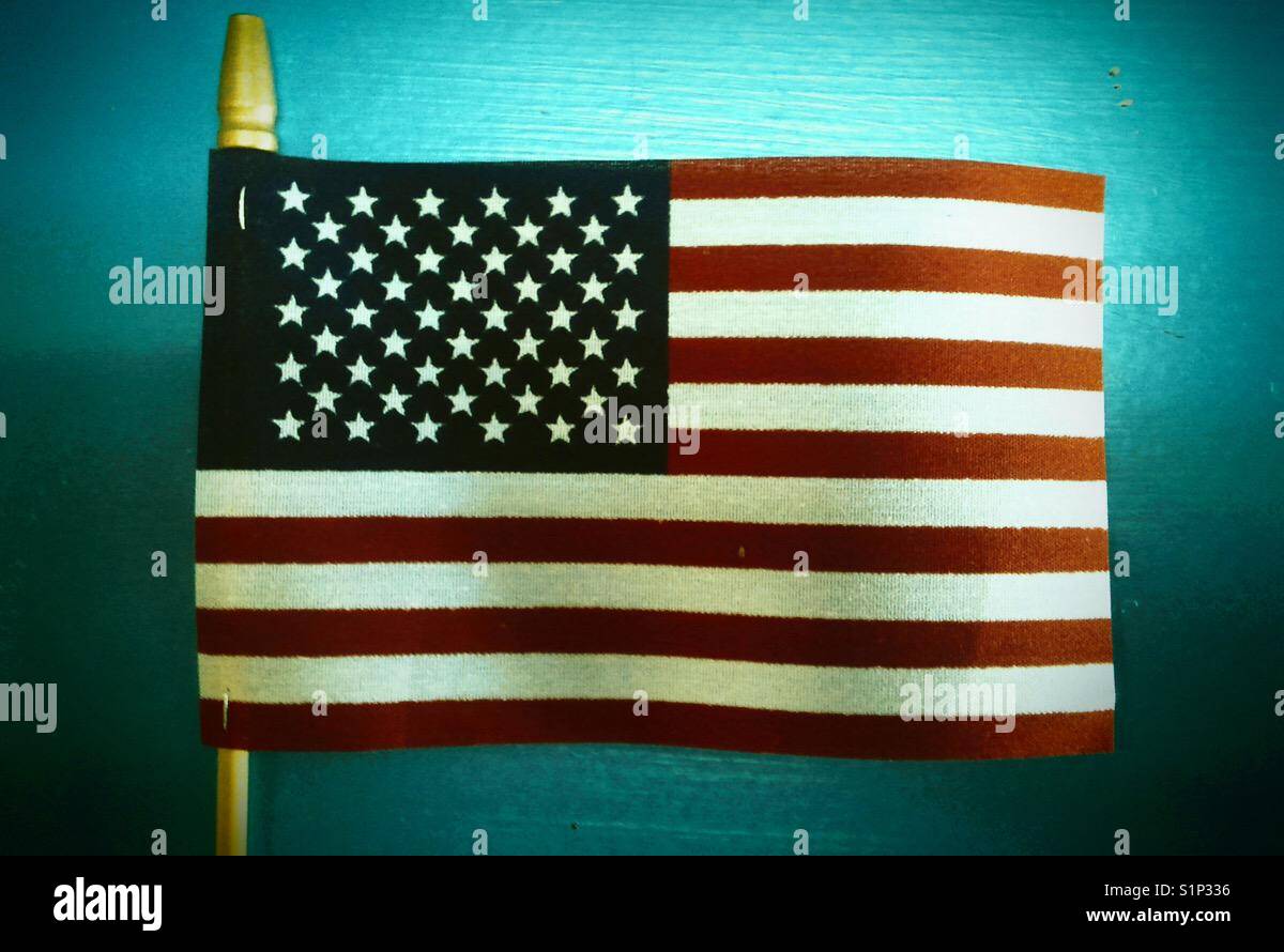 American flag - Smartphone Captured Stock Image