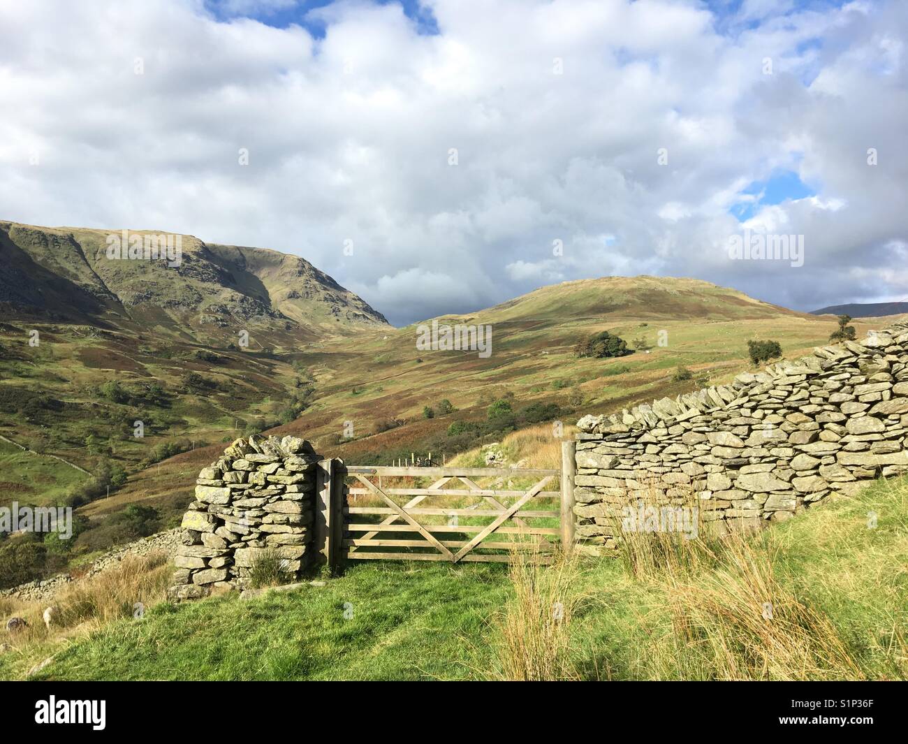 Lake District view of Kirkstone Pass - Smartphone Captured Stock Image