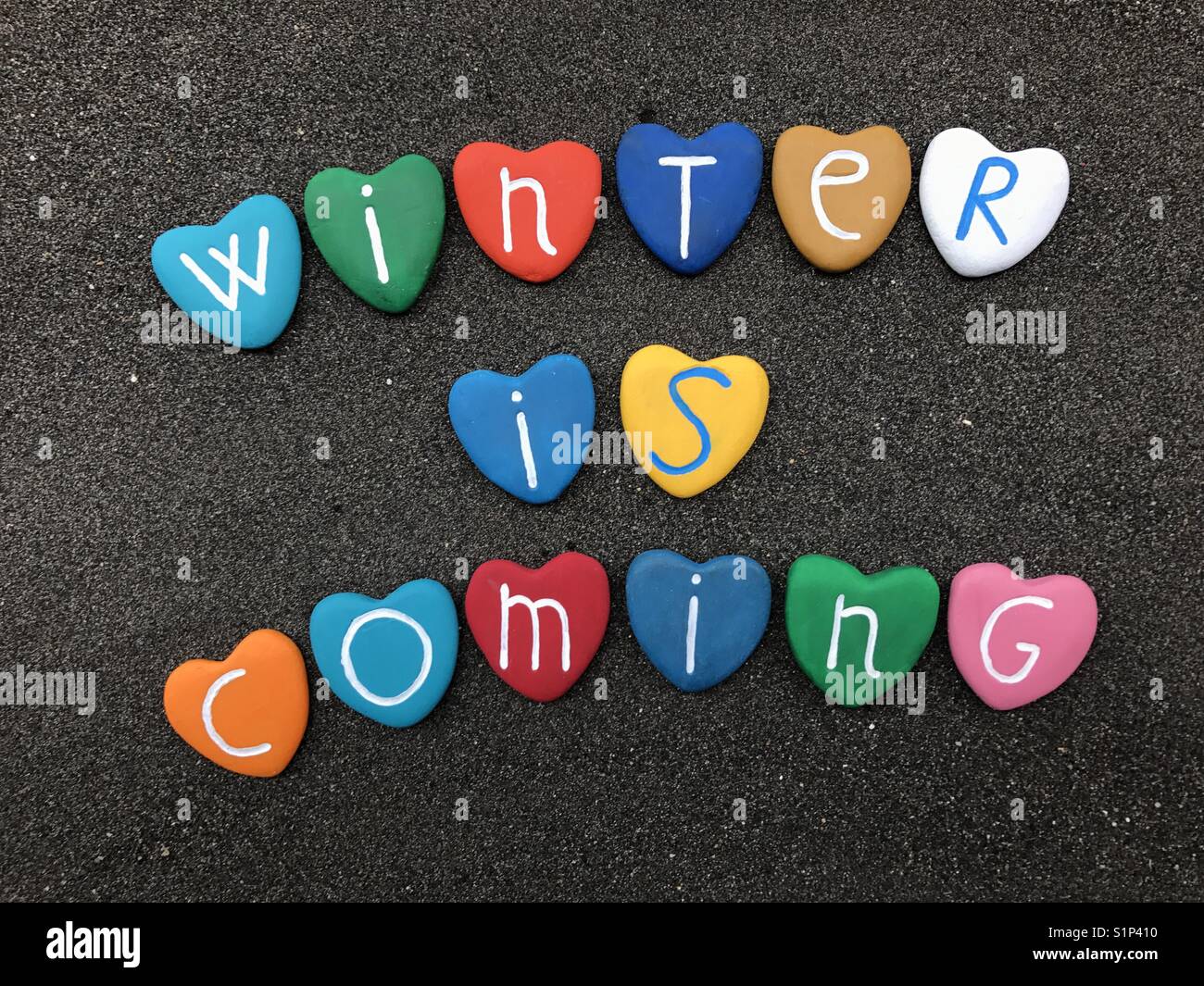 Winter is coming - Smartphone Captured Stock Image