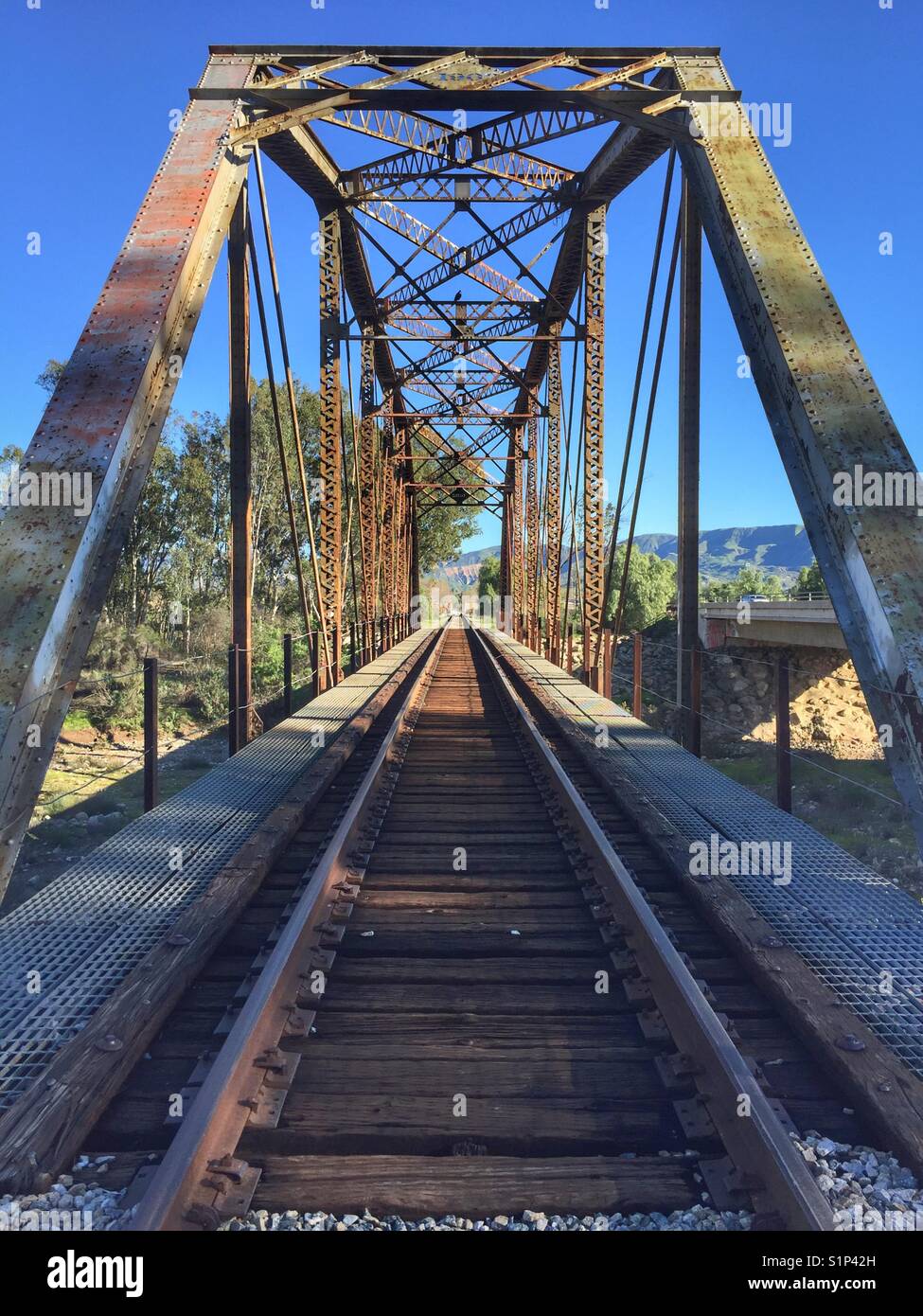 Historic Railroad Bridge Fillmore, CA Stock Photo Alamy