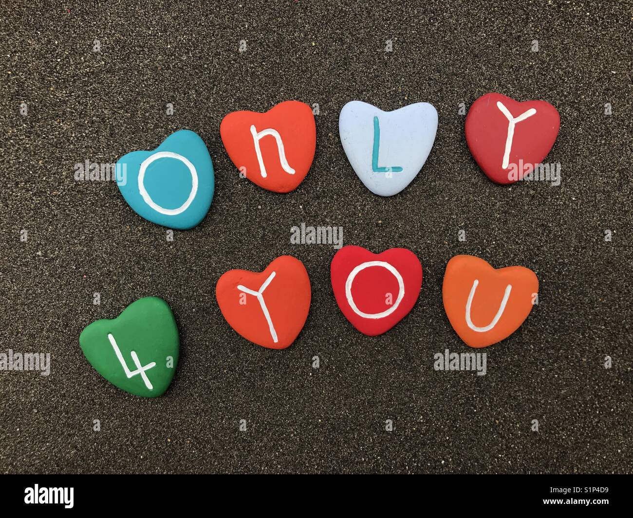 Only 4 you - Smartphone Captured Stock Image