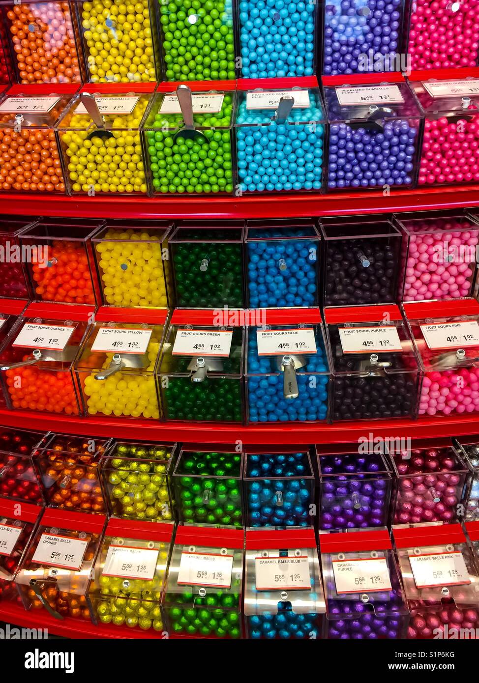 Candy store - Smartphone Captured Stock Image