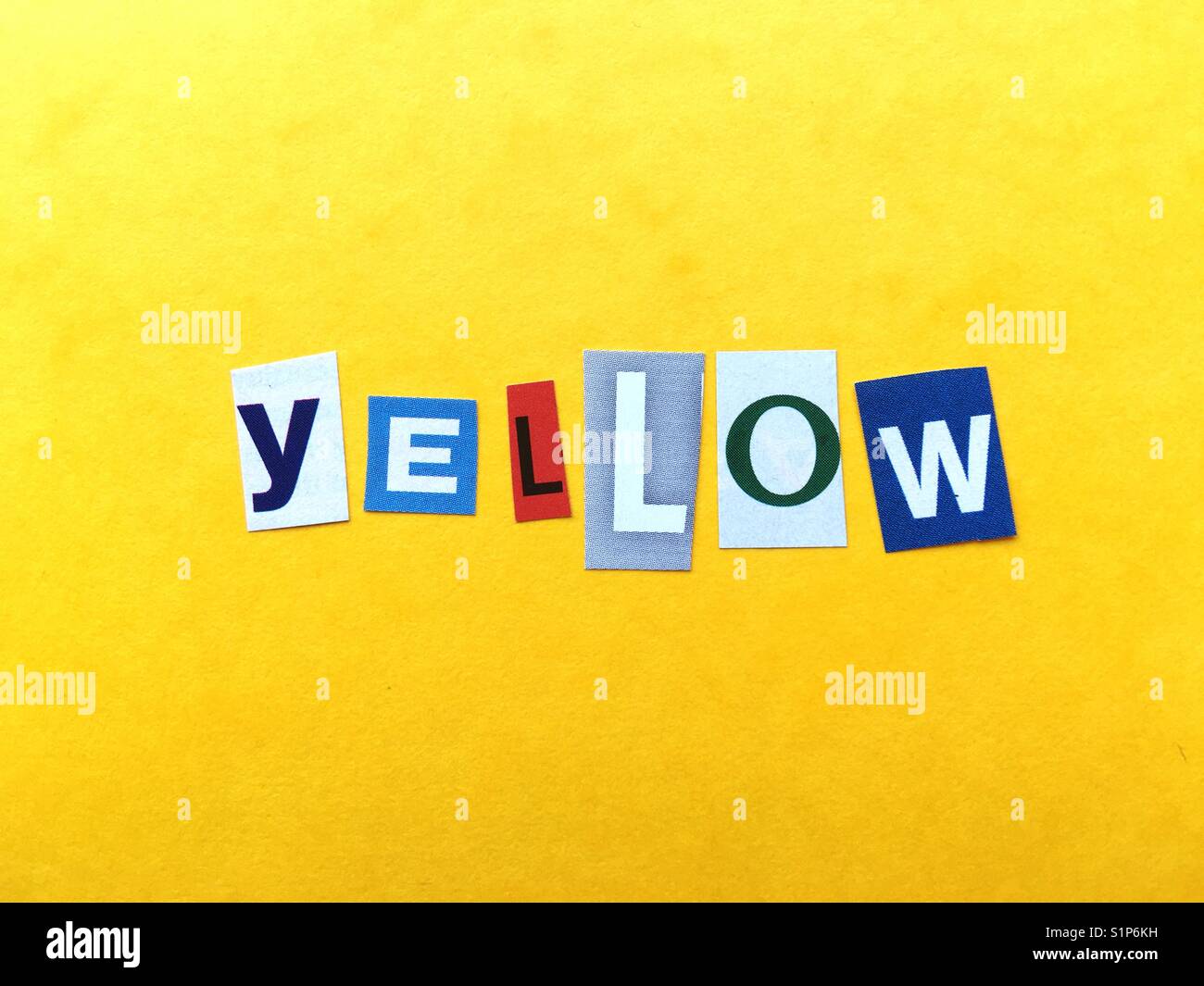 Yellow - Smartphone Captured Stock Image