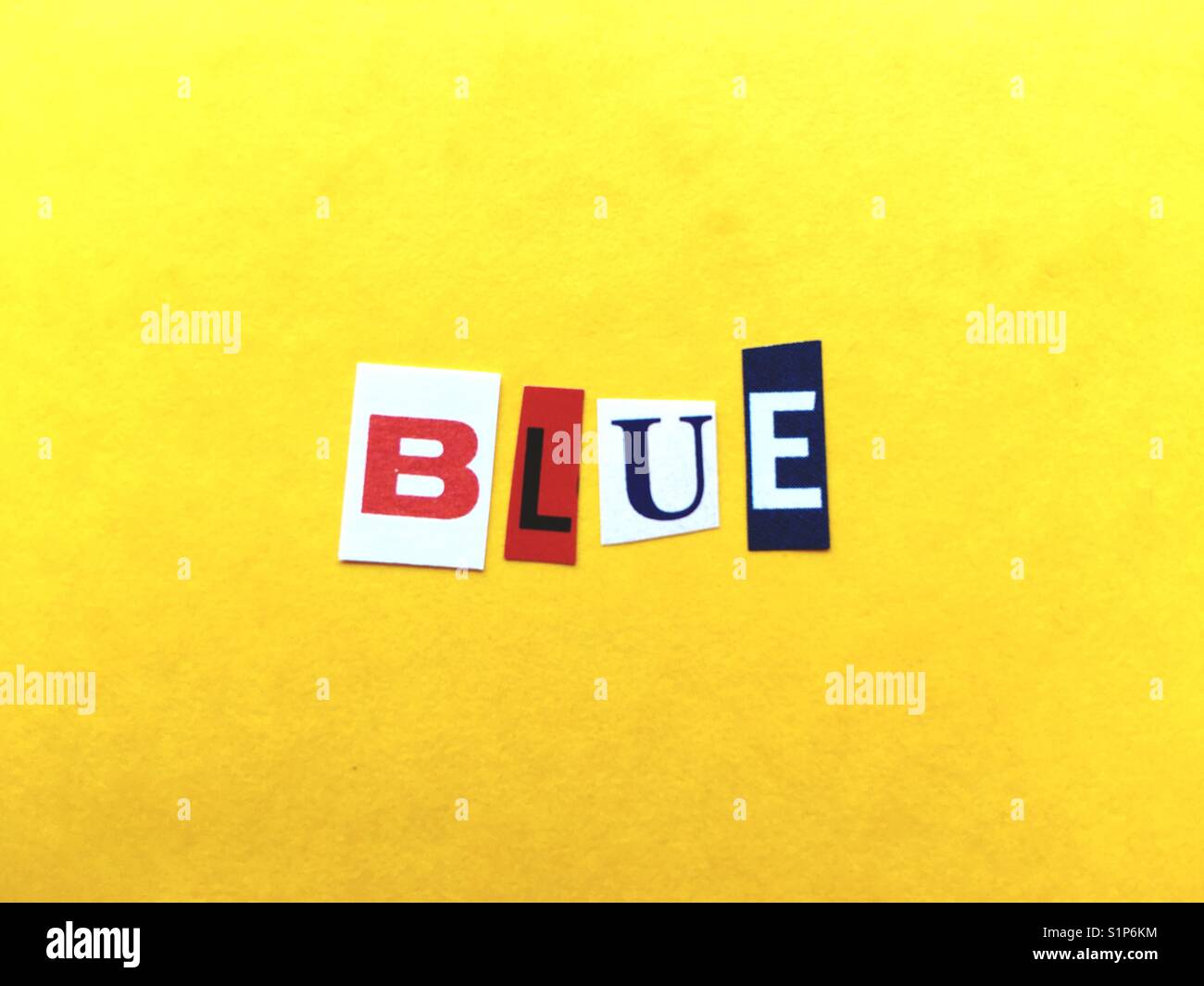 Blue - Smartphone Captured Stock Image