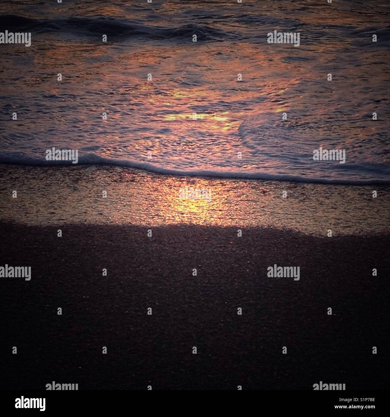 At the beach in Pacifica. - Smartphone Captured Stock Image
