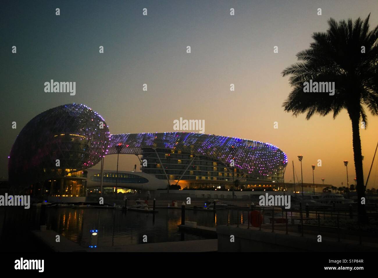 Viceroy Hotel Yas Marina Circuit Abu Dhabi UAE Stock Photo