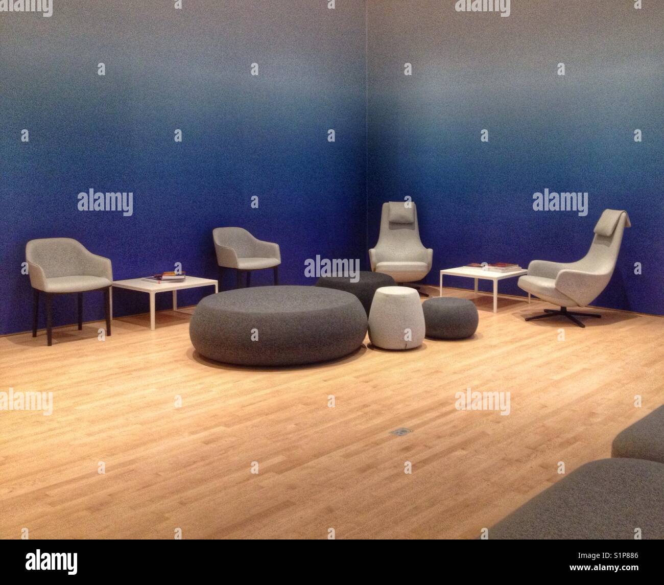 Hang out tech room in SFMOMA. - Smartphone Captured Stock Image