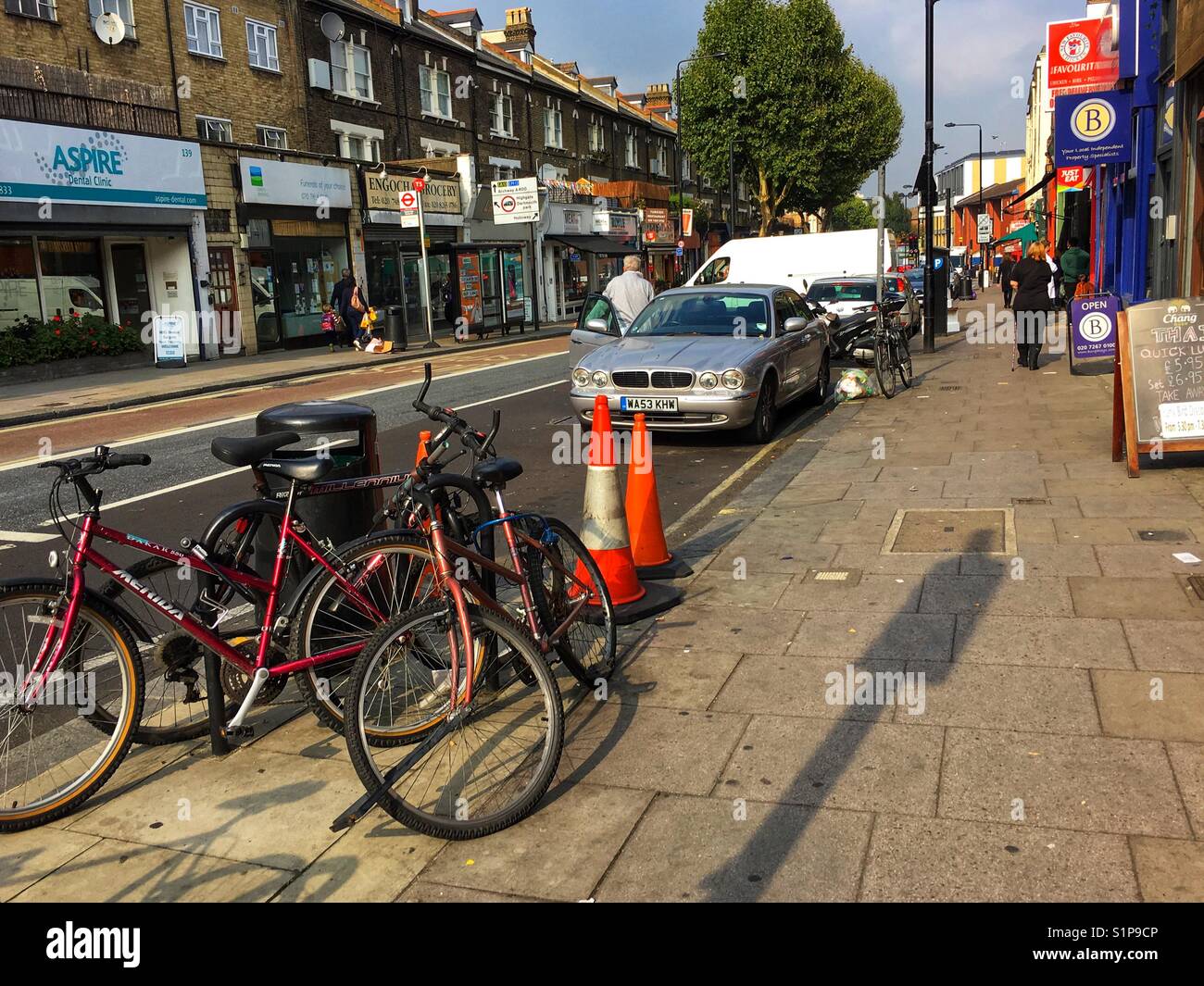 Street scene, Tufnell Park, England - Smartphone Captured Stock Image