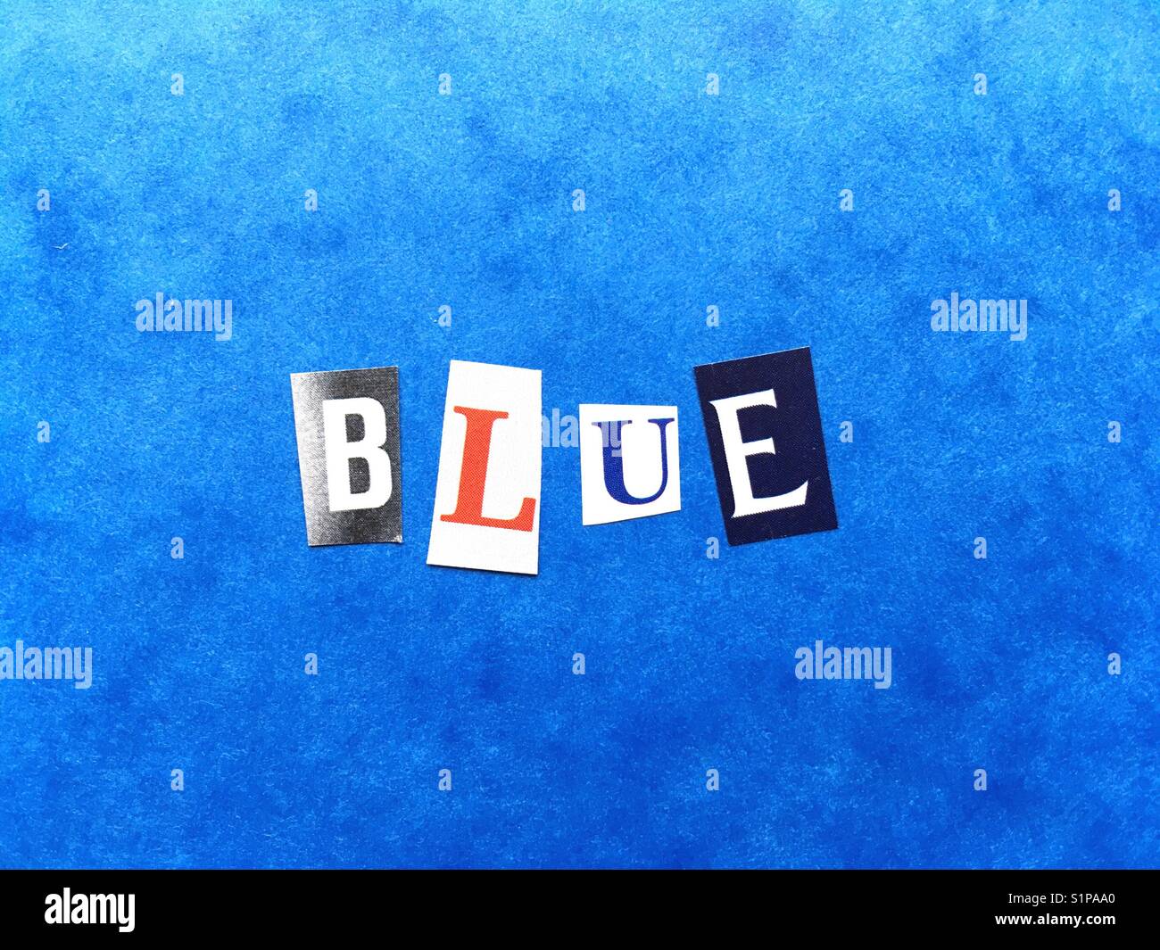 Blue - Smartphone Captured Stock Image