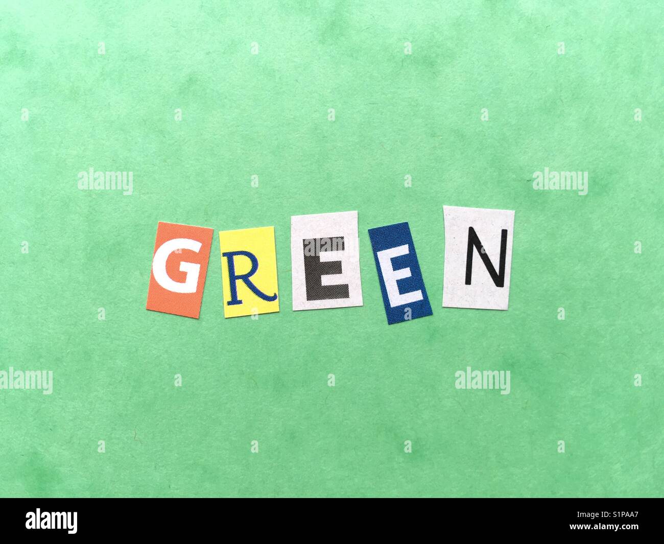 Green - Smartphone Captured Stock Image