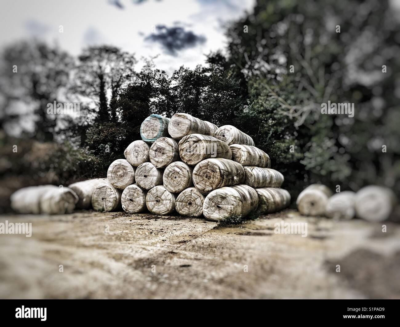 Rolls of plastic fleece hires stock photography and images Alamy