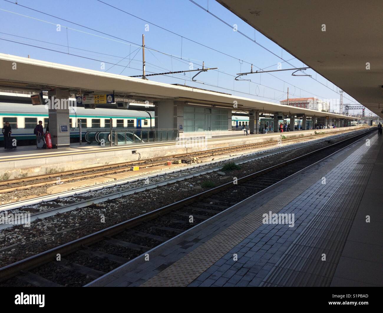 Bologna Centrale railway station. Italy Stock Photo