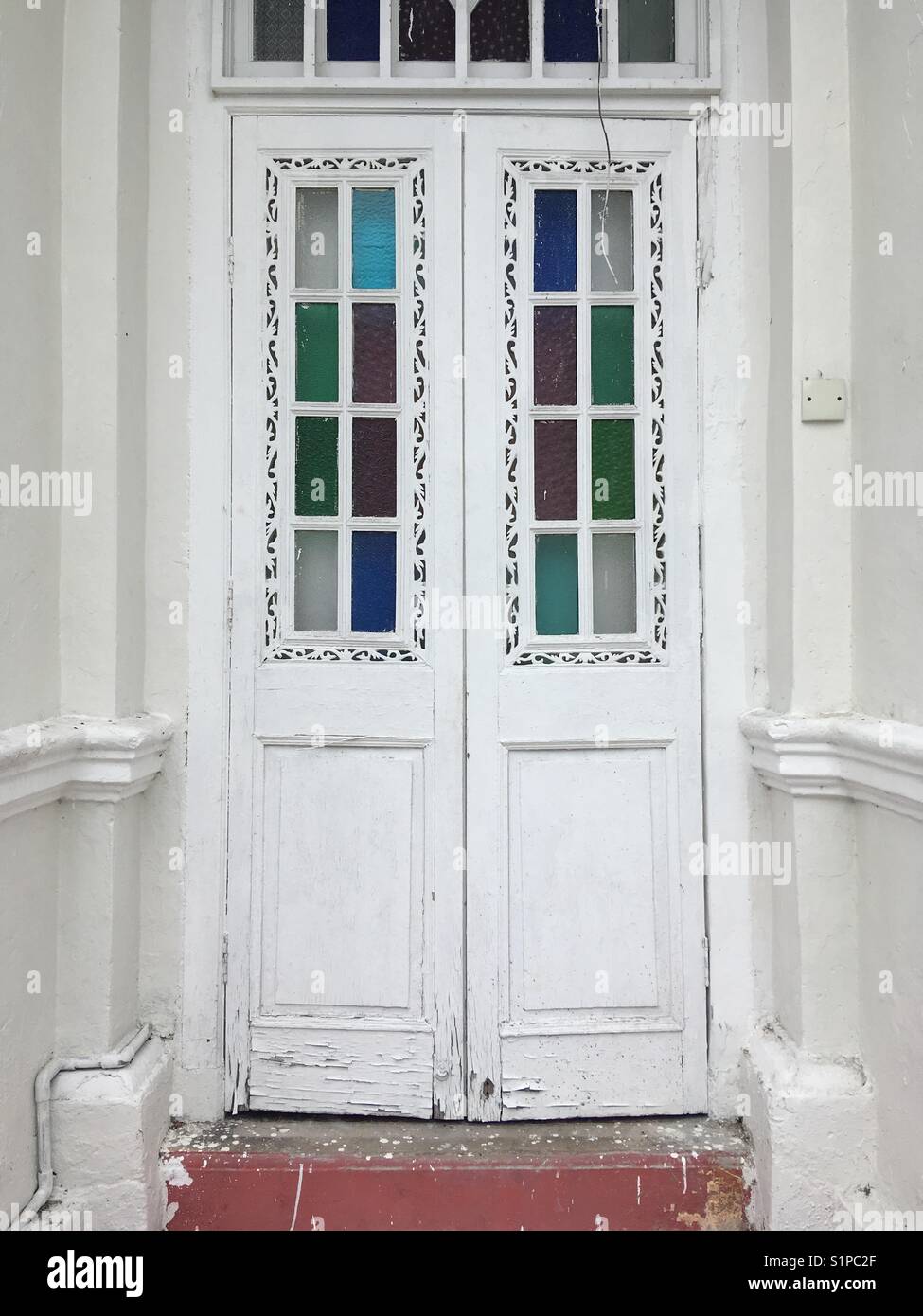 beautiful doors of Penang, Malaysia Stock Photo Alamy