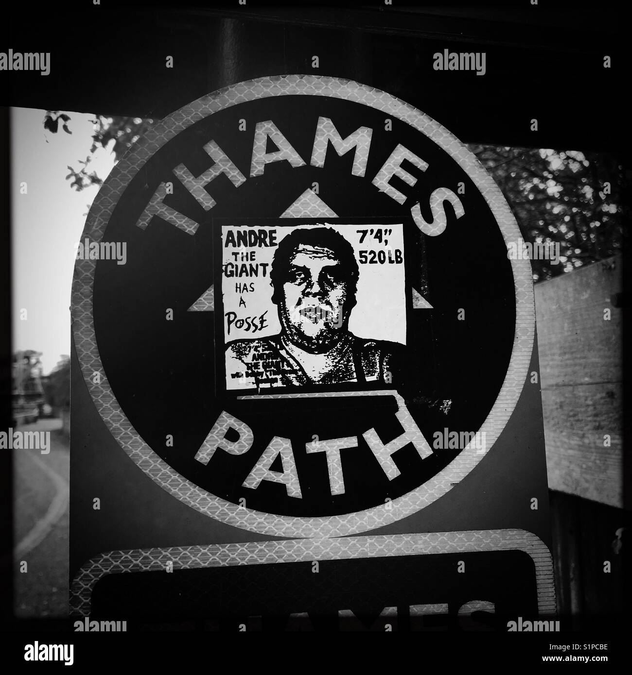 Andre the Giant - Smartphone Captured Stock Image