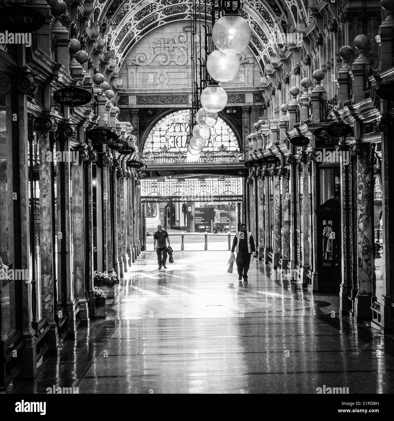 County Arcade, Leeds. - Smartphone Captured Stock Image