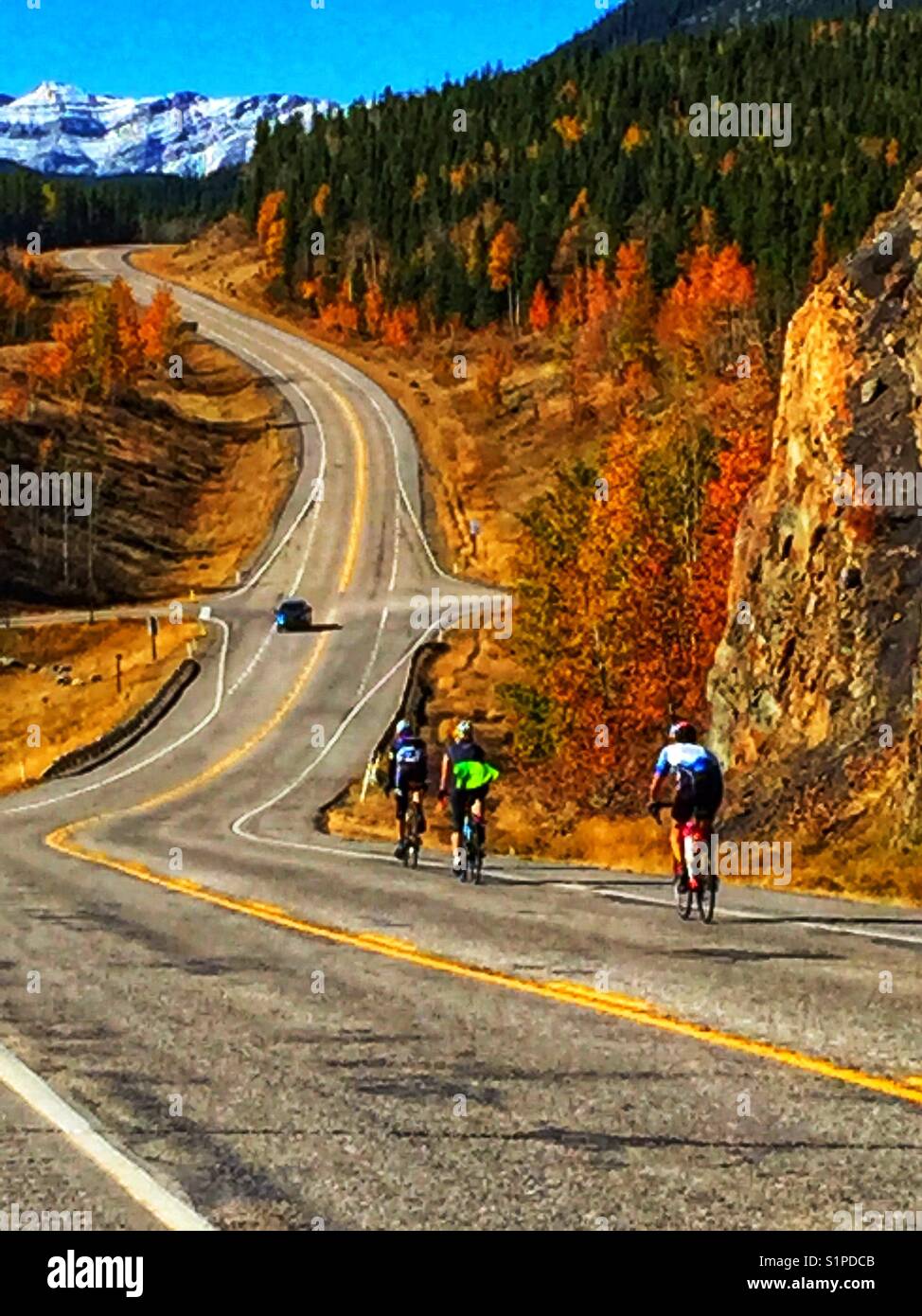 Autumn in Kananaskis Country, Alberta, Canada - Smartphone Captured Stock Image
