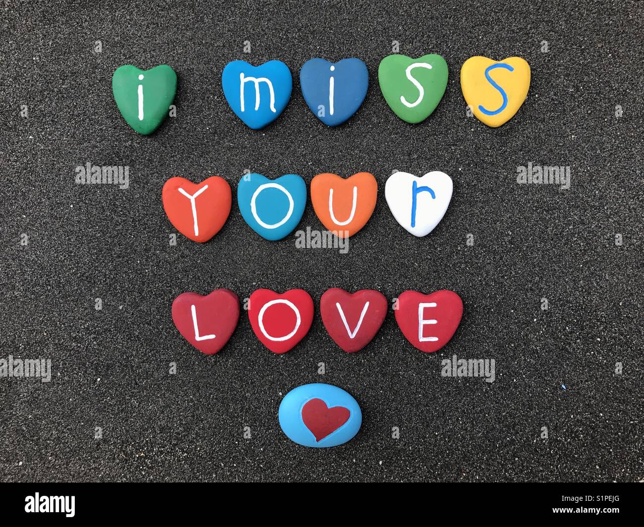 I miss your love Stock Photo