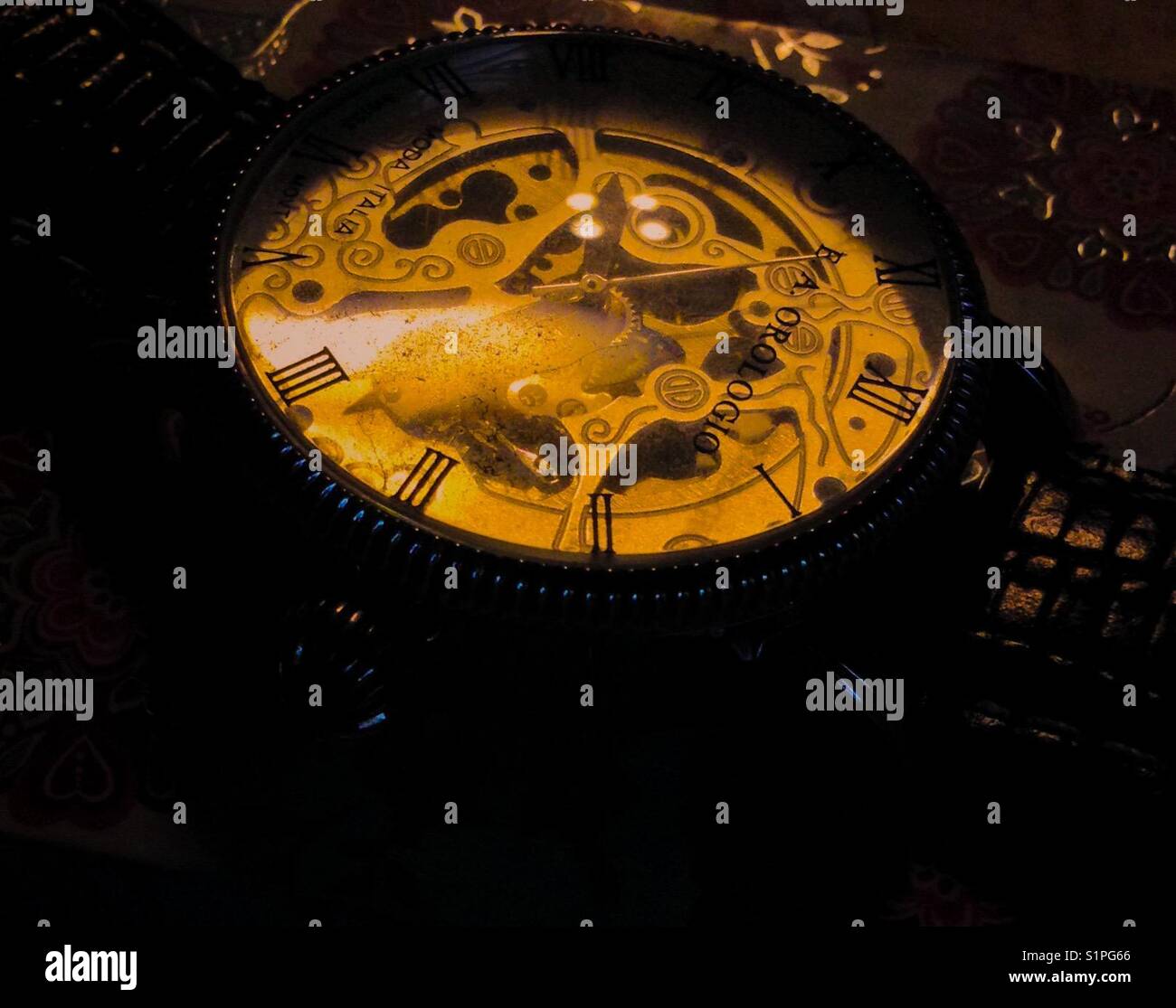 Internal mechanism III - Smartphone Captured Stock Image