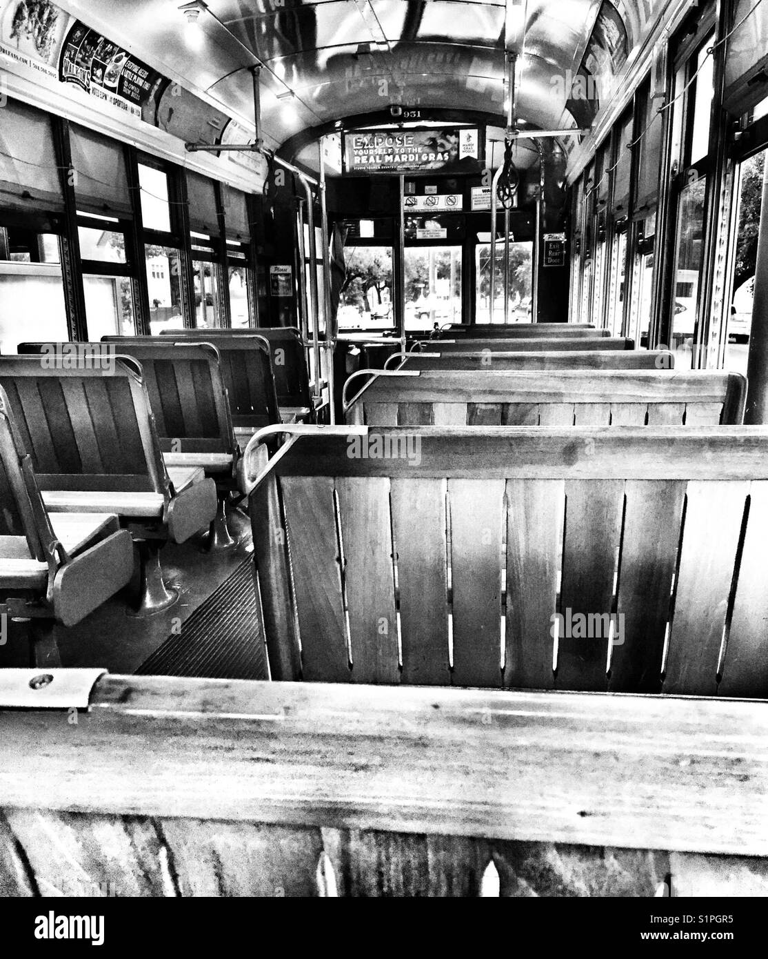 New Orleans streetcar Stock Photo
