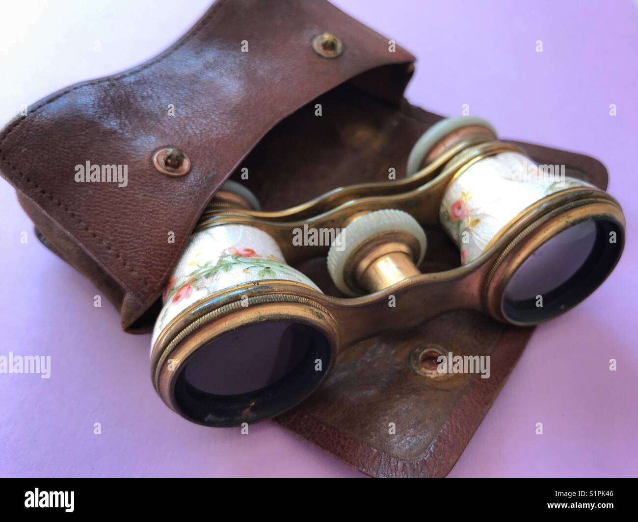 Bygone times. Opera glasses, small binoculars for use at the theatre or