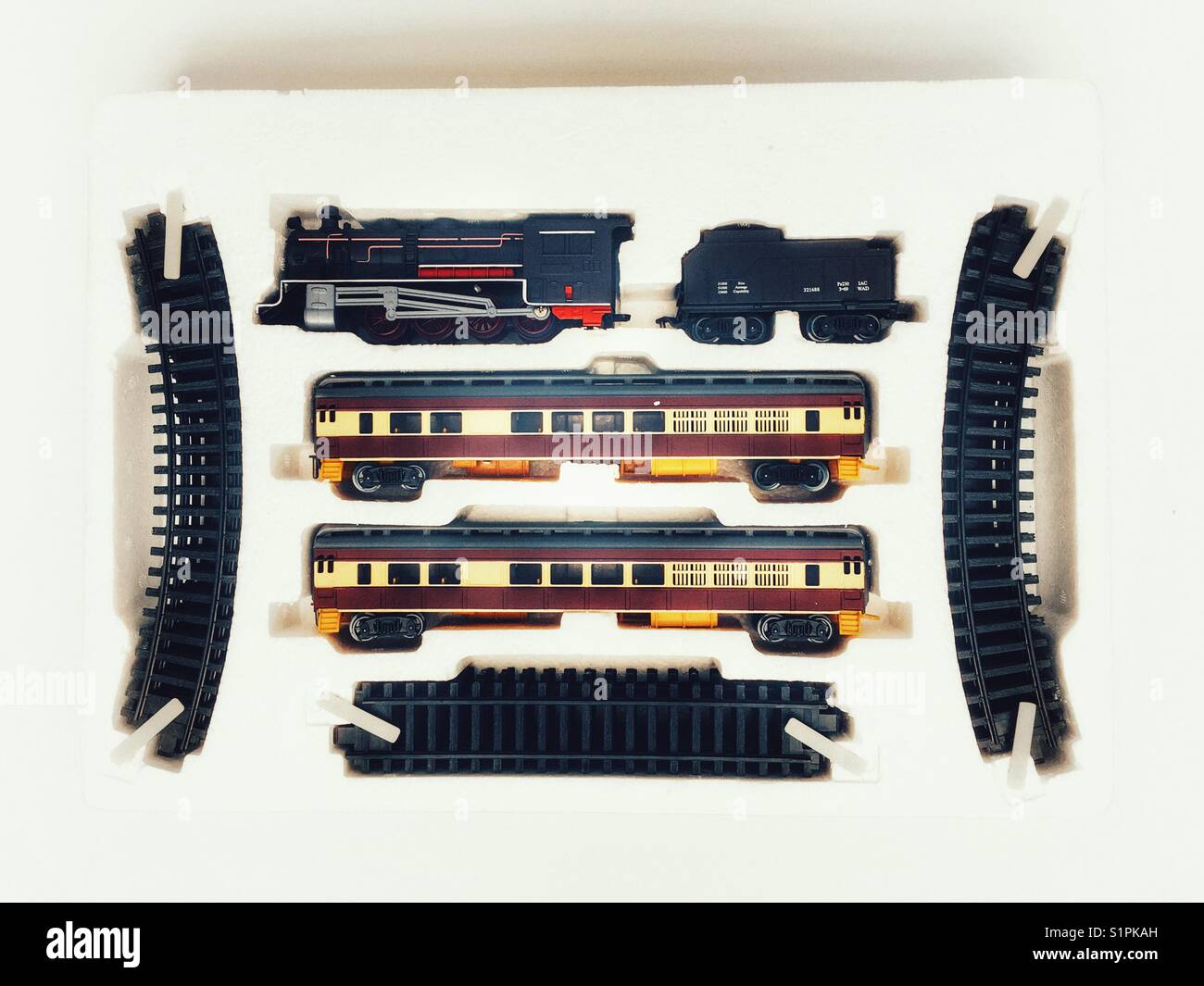Toy train set - Smartphone Captured Stock Image