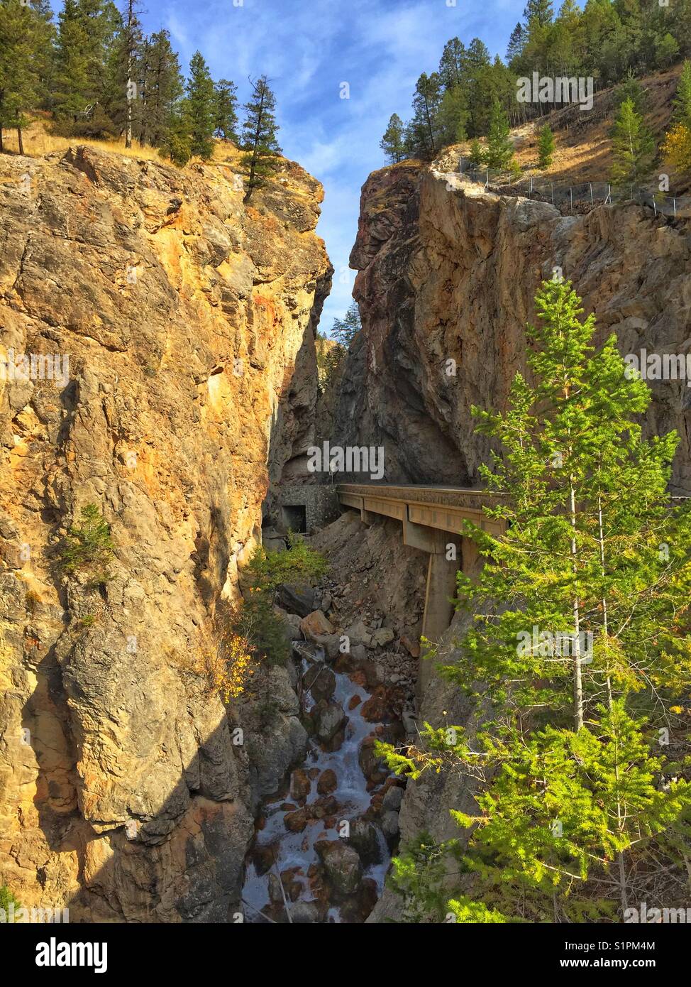 Sinclair Canyon, Radium, BC, Canada Stock Photo