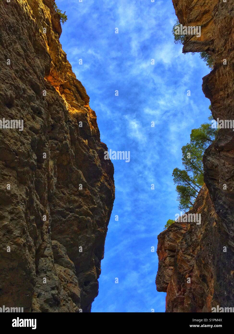Sinclair Canyon, Radium, BC, Canada - Smartphone Captured Stock Image